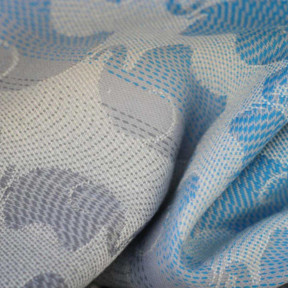 Yaro Elephants Aqua Grad Bamboo - Ring Sling Tissé