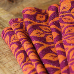 Yaro La Vita Duo Orange Fuchsia Black Glam - Ring Sling Tissé