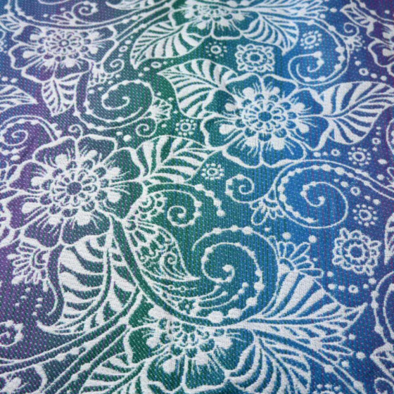 Yaro Ava Trinity Peacock Rainbow Tencel - Ring Sling Tissé