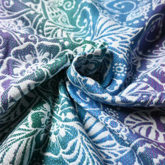 Yaro Ava Trinity Peacock Rainbow Tencel - Ring Sling Tissé