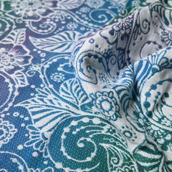 Yaro Ava Trinity Peacock Rainbow Tencel - Ring Sling Tissé