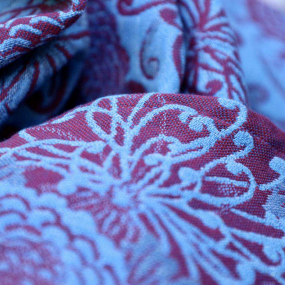 Yaro Slings Chrys Ultra Burgundy Sky Linen - Ring Sling