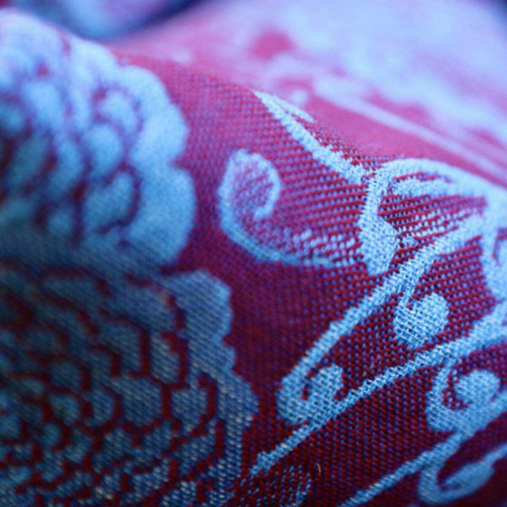 Yaro Slings Chrys Ultra Burgundy Sky Linen - Ring Sling