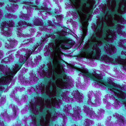 Yaro Pussycat Ultra Purple Green All Tencel - Ring Sling Tissé