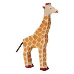 Girafe en bois Holztiger