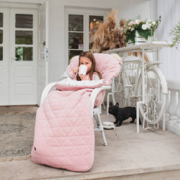 Kinder Hop Dream Catcher Sac de Couchage Bébé et Enfant 170 x 75 cm Triangles Rose