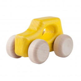 Wooden Car Mini-UK Lobito - Yellow