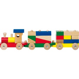 Train rom, and pieces of wood to Rom by Goki