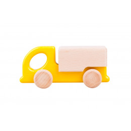 Wooden Truck Toy Lobito - Yellow