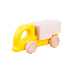 Wooden Truck Toy Lobito - Yellow