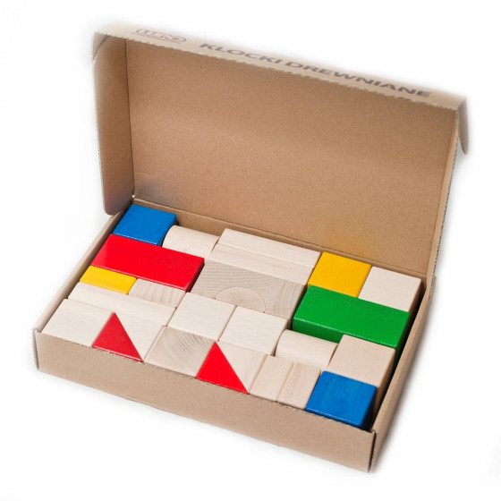 Wooden Blocks 30 pcs Lobito