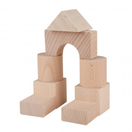 Wooden Blocks 30 pcs Lobito - Naturel