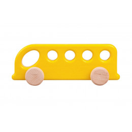 Wooden Bus Lobito - Yellow