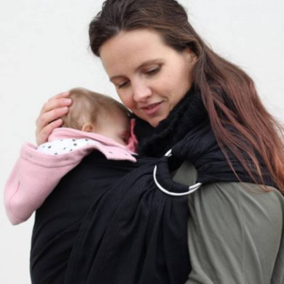 Yaro Turtle Black - Ring Sling Tissé