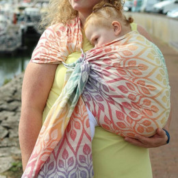 Yaro Slings La Vita Autumn Rainbow - Ring Sling