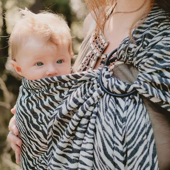 Écharpe De Portage Sling NéoBulle Sans Nœud - Coton Bio, Fabrication Française - De La Naissance à 3-4 Ans
