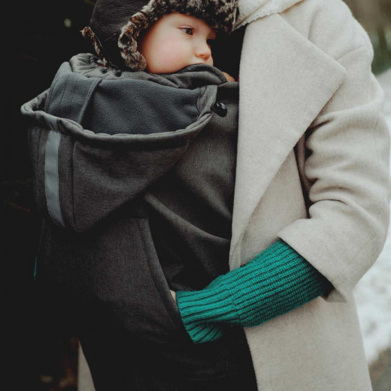 Little Frog Baby Cover Softshell - Graphite