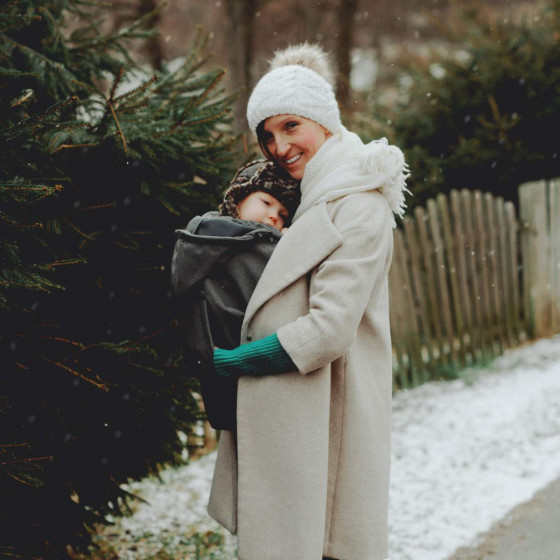 Little Frog Baby Cover Softshell - Graphite