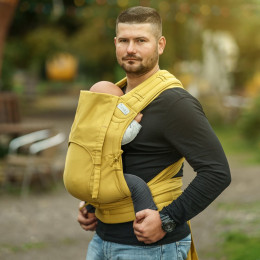 Fidella Fly Tai Chevron Jaune Moutarde Porte-bébé Meï-taï taille bambin
