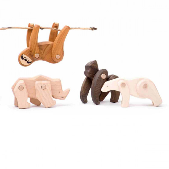 Rhinoceros Bajo - Wooden Toy ToBe Collection