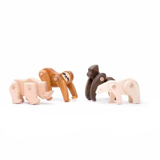 Polar Bear Bajo - Wooden Toy Collection ToBe