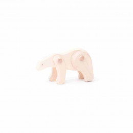 Ours Polaire Articulé Jouet en Bois Bajo - Collection ToBe