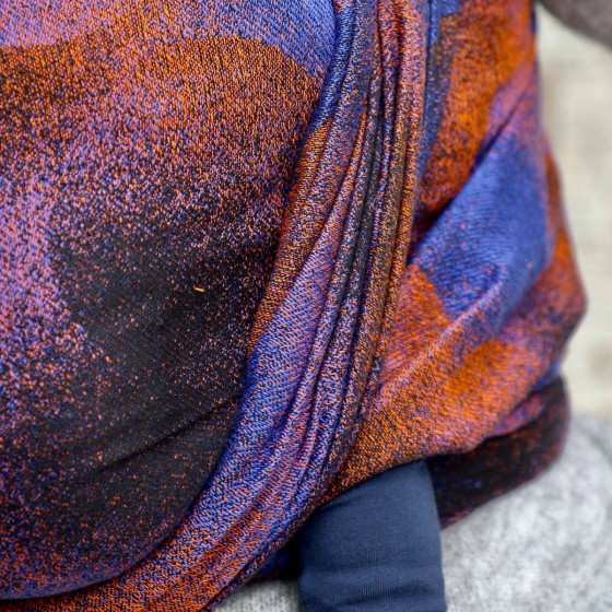 Yaro Slings Exoplanet Duo Orange Cobalt - Ring Sling