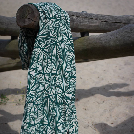 Yaro Magnetic Contra Pine Natural Seacell - Écharpe de portage tissée