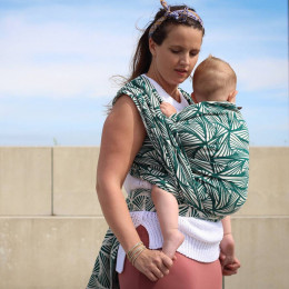 Yaro Slings Magnetic Contra Pine Natural Seacell - Écharpe de portage tissée