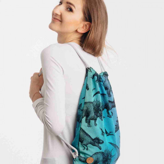 LennyLamb Sac à cordon en tissu jacquard Jurassic Park