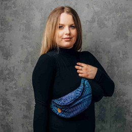 Lennylamb Sac banane en tissu jacquard Peacock's Tail Provance