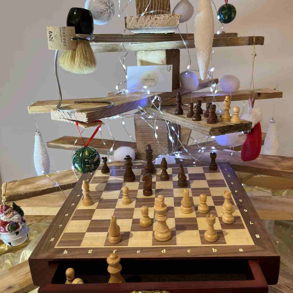 Jeu d'échecs magnétique avec tiroir Goki