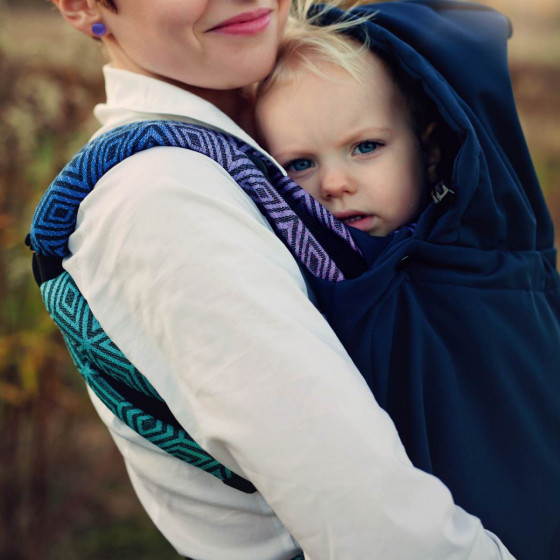 Little Frog Baby Cover Softshell - Navy