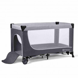 Kinderkraft Leody Travel Cot - Grey