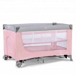 Kinderkraft Leody Travel Cot - Pink