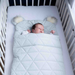Kinder Hop Dream Catcher sleeping bag 80 x 45 cm - Triangles Light Grey