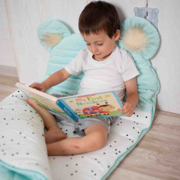 Kinder Hop Dream Catcher Sac de Couchage Bébé et Enfant 120 x 60 cm Triangles Aquamarine