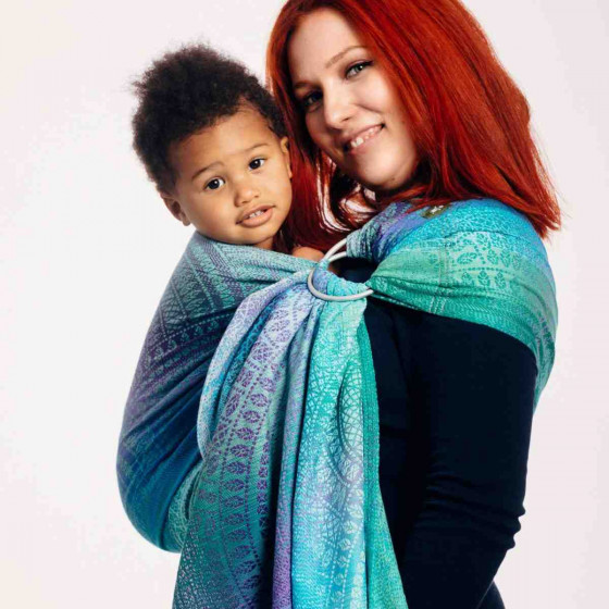 Lennylamb Ring Sling Peacock's Tail Fantasy