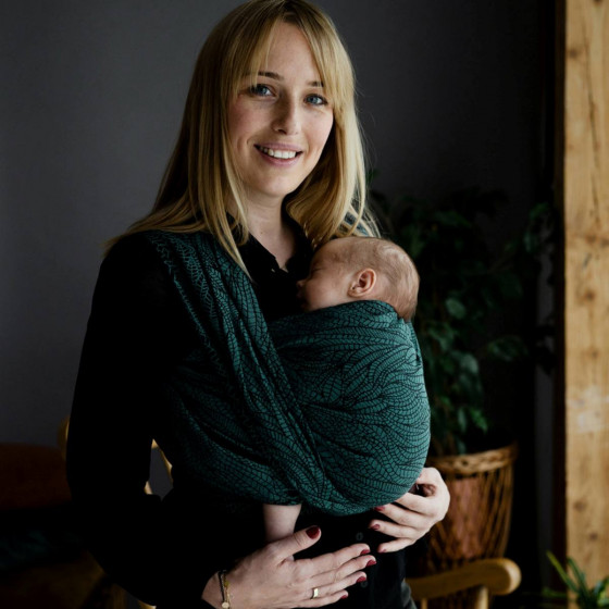 Little Frog Ocean Wildness - écharpe de portage tissée