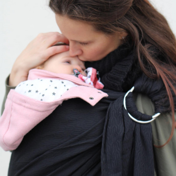 Yaro Slings Turtle Black - Ring Sling