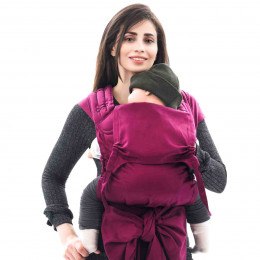 FLY TAI - MEI TAI BABY CARRIER Chevron - berry Toddler