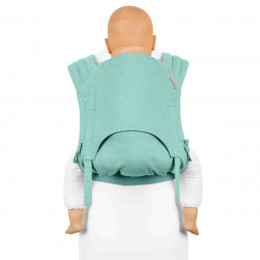 Fidella Fly Tai Chevron Turquoise Menthe Porte-bébé Meï-taï taille bambin