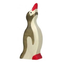 Petit pingouin tête haute Holztiger