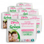 Love and Green Pack 6x34 disposable Diapers size 6 (+ 15 kg)
