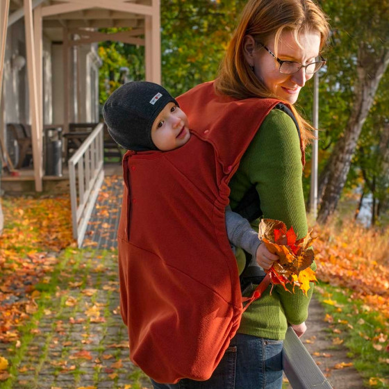 MaM Snuggle Babywearing Cover Rooibos Red