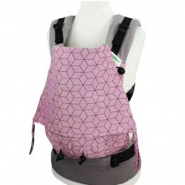 Buzzidil Evolution Cubes Rose Standard Size Baby Carrier