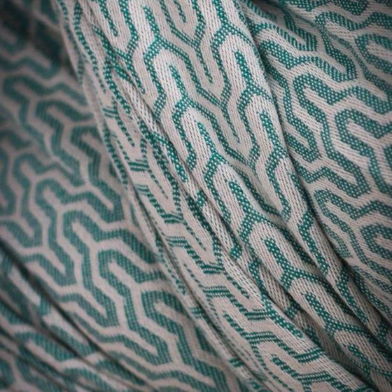 Yaro Turtle Emerald - Écharpe de portage tissée