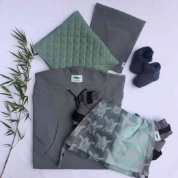 Buzzidil couverture de portage 365 jours gris