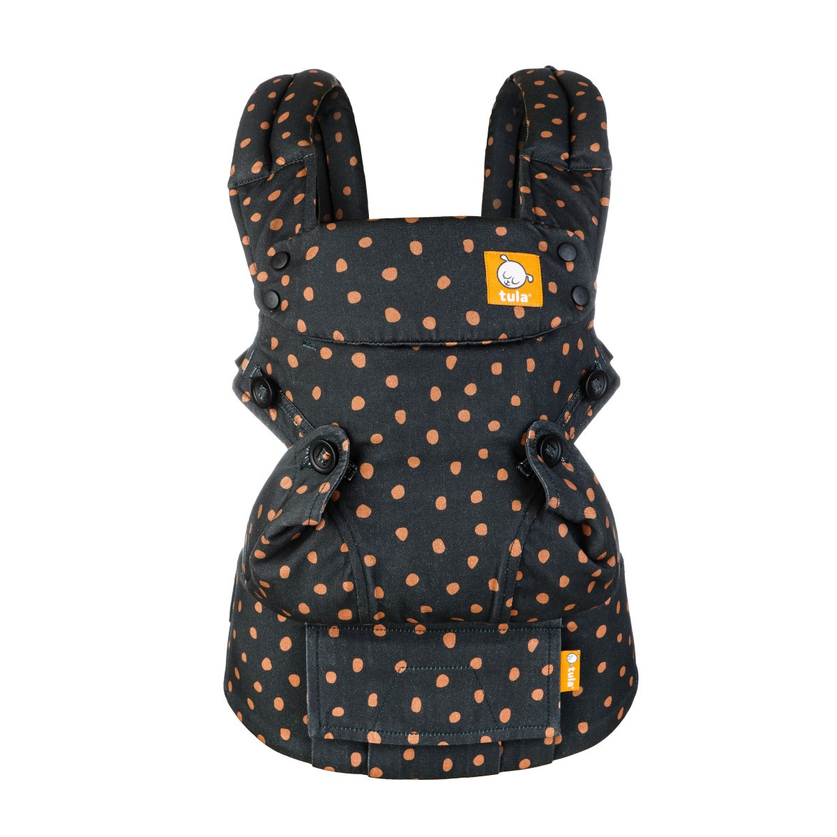 Tula Explore Carrier Ginger Dots - carrying facing out