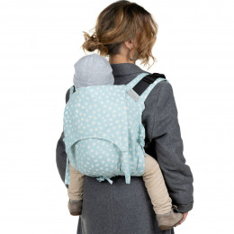 Fidella Onbuhimo V2 Polka Dots Bleu Ciel